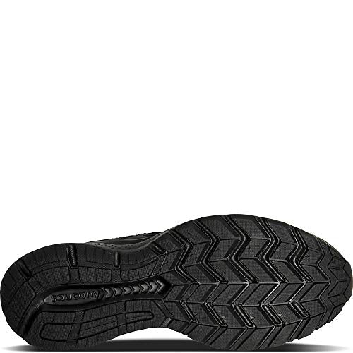 Saucony Men's Cohesion 11 Running Shoe, Black, 7 Medium US