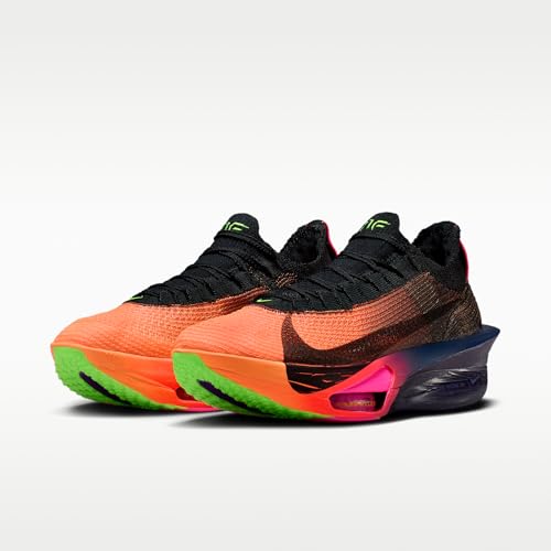 Nike Alphafly 3 Glam Women's Road Racing Shoes (Orange Pulse/Purple Dynasty/Electric Green/Black) Size 8