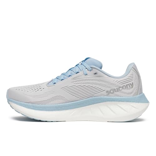 Saucony Women's Ride 18 Sneaker, Cloud/Dream, 10