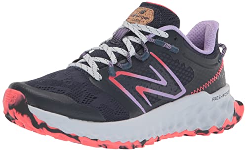 New Balance Women's Fresh Foam Garoe V1 Trail Running Shoe, Natural Indigo/Electric Purple/Electric Red, 9.5
