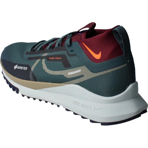 Nike React Pegasus Trail 4 GTX V2 Mens Running Trainers HM9728 Sneakers Shoes (UK 7.5 US 8.5 EU 42, deep Jungle Khaki Night Maroon 300)