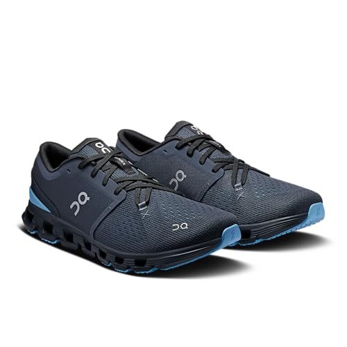 On Men's Cloud X 4 Sneakers, Navy/Gourami, 11.5 Medium US