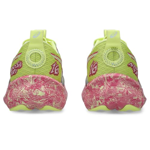 ASICS Noosa TRI 16 White/EDO Purple, Lucid Yellow Bright Rose, 6 US