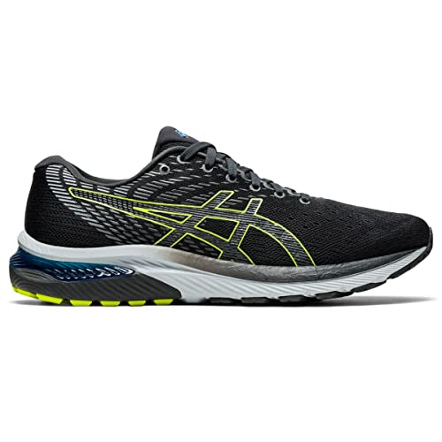 ASICS Men's Gel-Cumulus 22 Running Shoe, Graphite Grey/Lime Zest - 8
