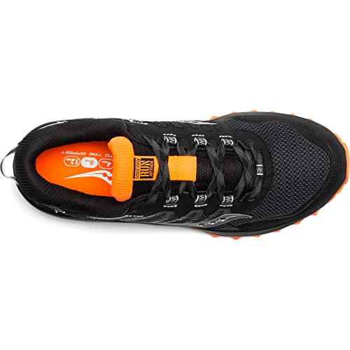 Saucony Men's Versafoam Excursion TR13 Black/Orange Running Shoe 10 M US
