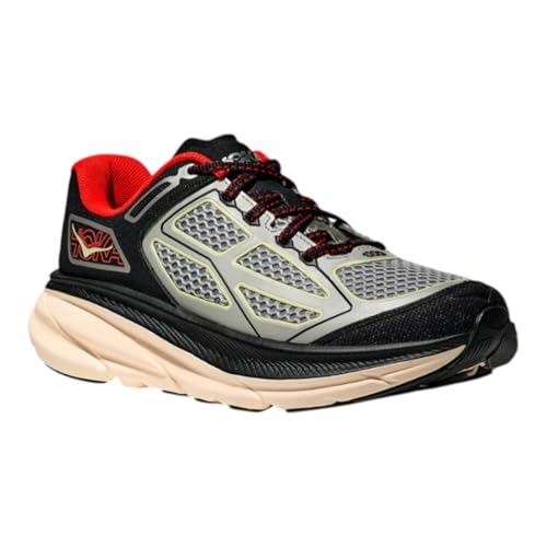HOKA Unisex Adult Clifton One9 Lifestyle Shoes (Habanero/Black, US Footwear Size System, Adult, Men, Numeric, Mediu - alternate view 4