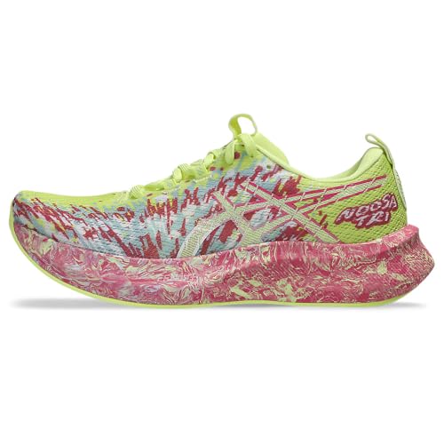 ASICS Noosa TRI 16 White/EDO Purple, Lucid Yellow Bright Rose, 6 US