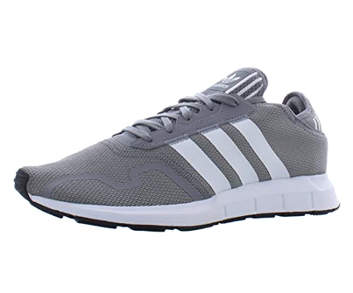 adidas Swift Run X Mens Shoes Size 12, Color: Grey/Clear White/Black/Shadow Grey