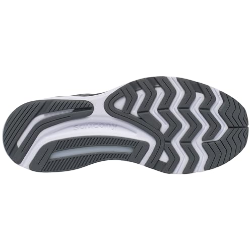 Saucony Men's Guide 14 Sneaker, Charcoal/Gold, 10