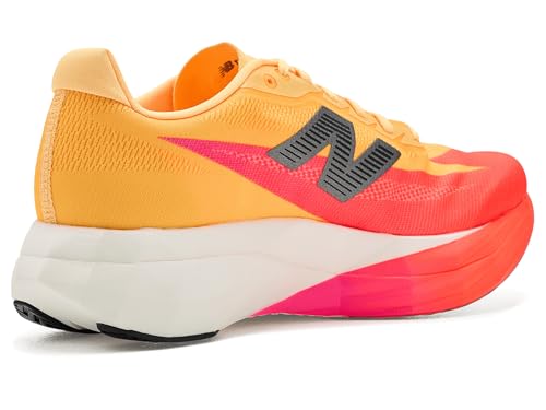 New Balance Womens FuelCell SuperComp Elite v5 Tangerine Heat/White Peach 10 Medium