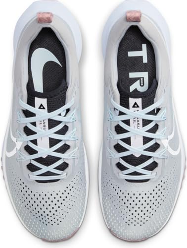 Nike Women's WMNS Quest 5 Running Shoes, Lt Smoke Grey White Black Glacier Blue, 10