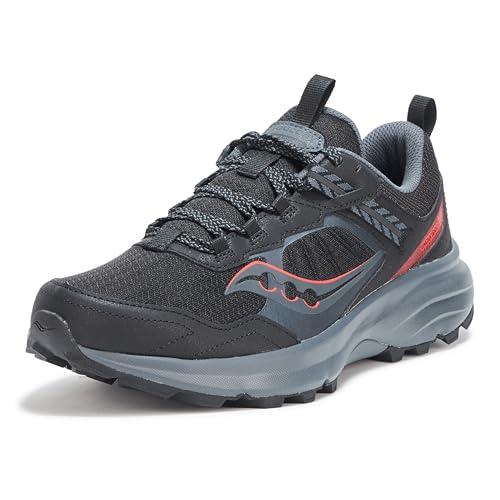 Saucony Men's Excursion Tr17 Sneaker, Black/Shadow, 11.5