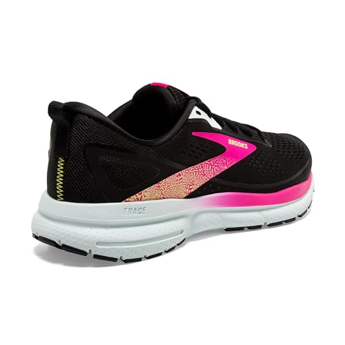 Brooks Women’s Trace 3 Neutral Running Shoe - Black/Blue/Pink Glo - 7 Medium