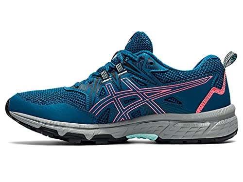ASICS Women's Gel-Venture® 8 Running Shoes, 6.5, DEEP SEA Teal/Blazing Coral