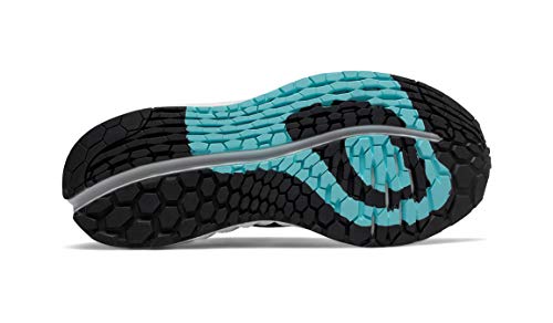 New Balance Women's Fresh Foam Vongo V2 Running Shoe, Black/Sea Spray, 6 M US