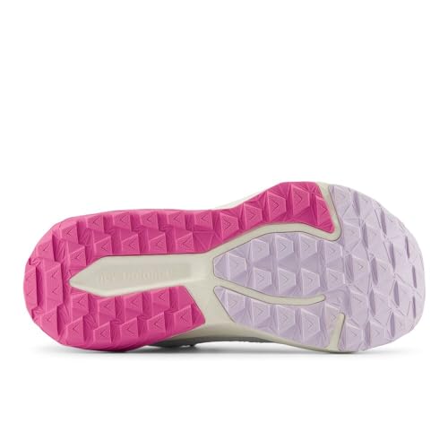 Women's New Balance DynaSoft Nitrel v6 Trail Shoes in Grey Matter/Magnet/Real Pink alternate view 6
