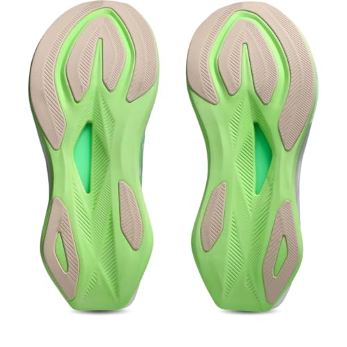 ASICS Women's SONICBLAST Running Shoes, 8.5, White/Vital Green