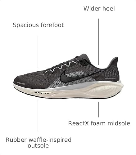 Nike Men's Pegasus 41 Medium Ash/Black/Pure Platinum 11.5 Medium
