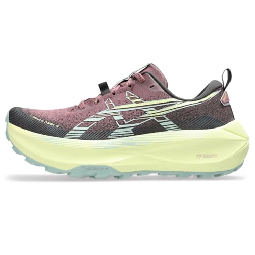 ASICS Women's Trabuco Max 4 Running Shoes, 8.5, Purple Oxide/Cold Moss