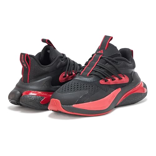 Adidas Unisex-Adult Alphaboost V2, Black/Team Power Red/White, 9