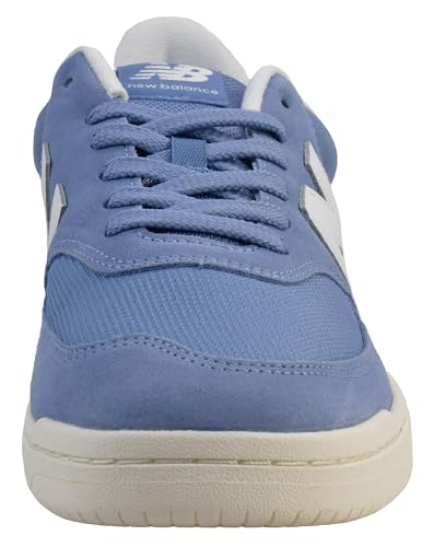 New Balance Men's 080 Court Sneaker, Fairweather Blue/Nb 103 White, 8
