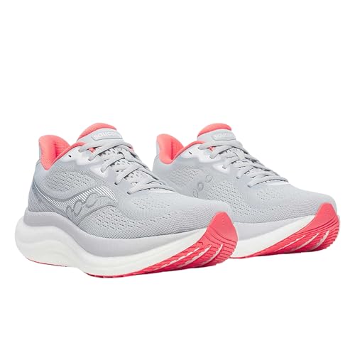 Saucony Women's Triumph 23, Cloud/Coral, 10