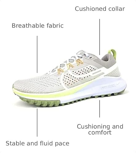 Nike Men's Pegasus Trail 4Road Running Shoe, Lt Iron Ore Volt Cobblestone, 10 US - alternate view 3