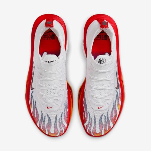 Nike Alphafly 3 Premium Men's Road Racing Shoes (HQ3501-100, White/Black/University Red/Habanero Red) Size 14