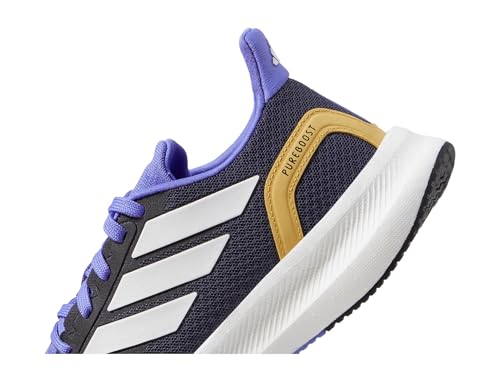 adidas Unisex-Kids Pureboost Light, Shadow Navy/White/Cobalt Blue, 4.5