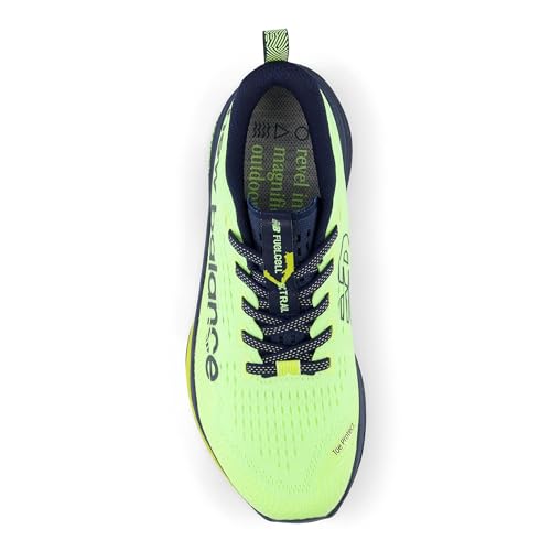 New Balance FuelCell SuperComp Trail Bleached Lime Glo/Nb Navy 10.5 B (M)
