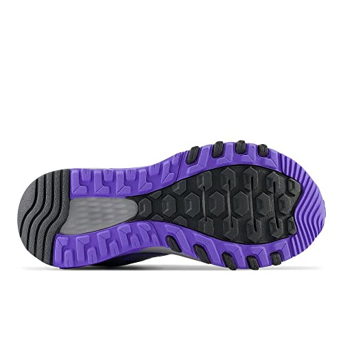New Balance Women's 410 V8 Trail Running Shoe, Shadow Grey/Electric Indigo/Black, 9.5 W