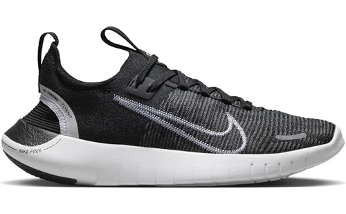 Nike Free RN NN Women's Road Running Shoes (DX6482-002, Black/Anthracite/White) Size 5