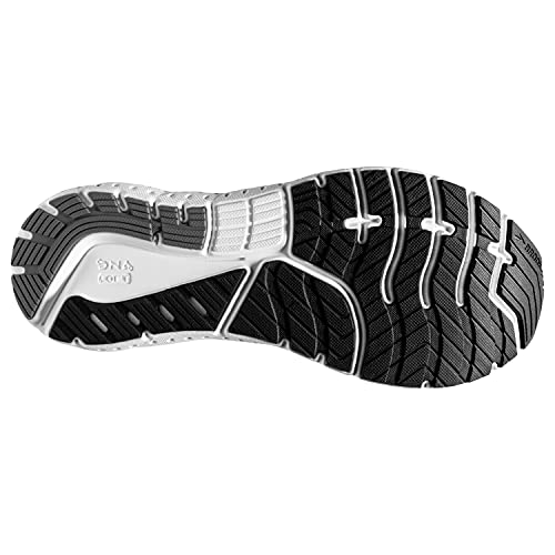 Brooks Mens Glycerin 18 Running Shoe - Black/Pewter/White - D - 8.5