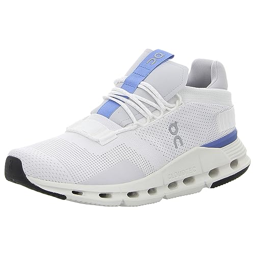 Cloudnova Mens Running Shoes (White/Blue), 9.5