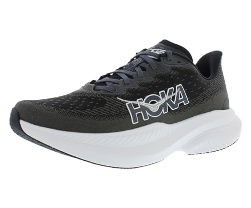 HOKA Mach 6 Mens Shoes Size 11.5, Color: Black/White