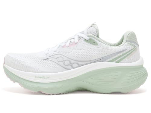Saucony Women's Hurricane 26 Sneaker, White/Cast, 11