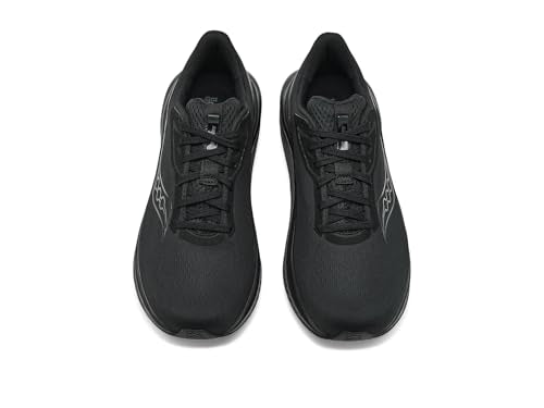 Saucony Men's Echelon 10 Sneaker, Black/Black/Black, 7 Wide