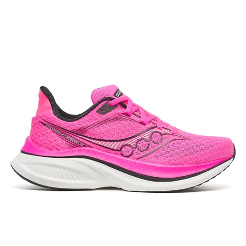 Saucony Women's Endorphin Speed 5 Sneaker, Shock/Black, 8