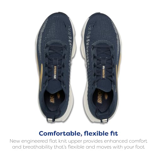 Brooks Men’s Glycerin Flex Neutral Running & Walking Shoe - Spellbound/Starfish/Coconut - 10 Medium