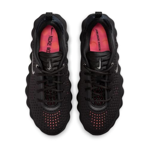 Nike Mind 002 Black Hyper Crimson, HQ4308-001, Futuristic Hybrid Sneaker, Knit, Sensory Footwear, Black Hyper Crimson, 28.0 cm