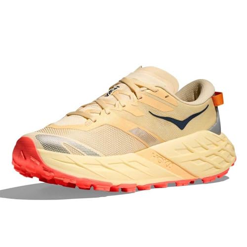 Hoka Women's Speedgoat 7 Vintage Yellow/Neon Flame 7 Medium