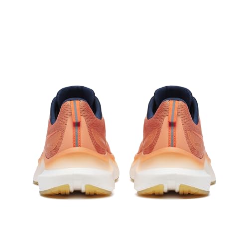 Saucony Men's Tempus 2 Sneaker, Rust/Navy, 15