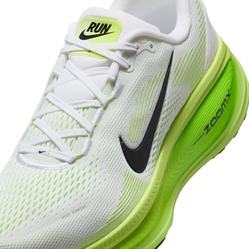 Nike Men's Vomero 18 White/Black/Electric Green/Volt 8 Medium