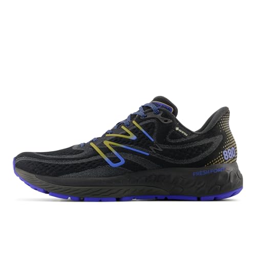 New Balance Men Fresh Foam X 880 V13 Gore-Tex Black/Marine Blue 9 Medium
