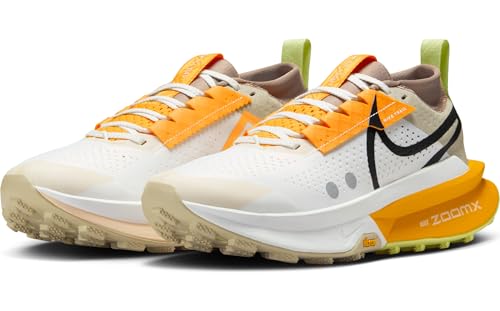 Nike Zegama 2 Women's Trail Running Shoes (FD5191-005, Summit White/Laser Orange/Total Orange/Black) Size 8 - alternate view 2