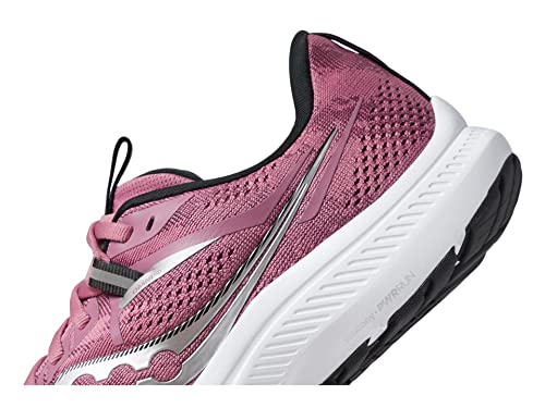 Saucony Women's Omni 21 Running Shoe, Haze/Black, 9 Medium