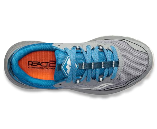 Saucony Women's Excursion Tr15 Trail Running Shoe, Allow/Topaz 9 Wide US