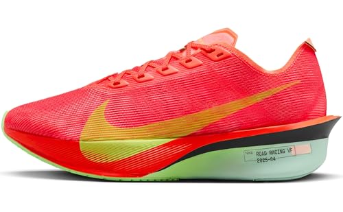 Women's Nike ZoomX Vaporfly Next% 4 (600 - Crimson/Lime Blast-Mint Foam)