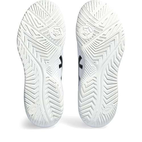 ASICS Men's Gel-Dedicate 8 Tennis Shoes, 12, White/Black
