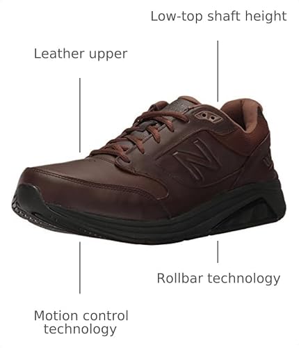 Men's New Balance 928 v3 Walking Shoes Brown/Brown alternate view 3